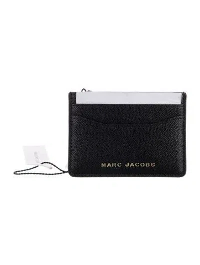 Pre-owned Marc Jacobs Leather Wallet W/ Tags In Black