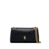 Marc Jacobs Rectangular Leather Wallet With Gold Chain Strap