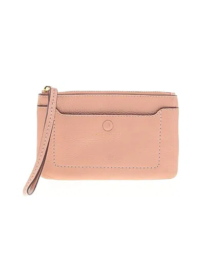 Pre-owned Marc Jacobs Leather Wristlet In Pink