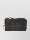 Marc Jacobs Leather Zip Wallet In Black