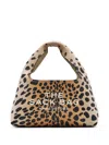 Marc Jacobs The Sack Mini Leopard-print Leather Top Handle Bag In Brown