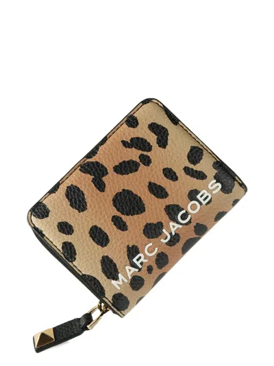 Marc Jacobs Leopard-print Zip-fastening Wallet In Animal Print