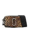 Marc Jacobs Cheetah Print Calf Hair Bag With Adjustable Strap In Black