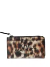 Marc Jacobs Leopard-print Leather Wallet In Brown