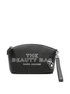Marc Jacobs Lettering-print Make-up Bag In Black