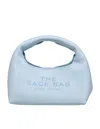 Marc Jacobs Light Blue Leather Mini Sack Bag In Blue
