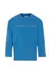 Marc Jacobs Light Blue T-shirt For Boy With Logo In Blue