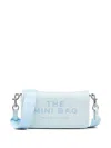 Marc Jacobs Light Blue The Leather Mini Shoulder Bag In Blue