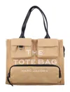 Marc Jacobs Light Brown The Large Cargo Canvas Tote Bag In Light Brown