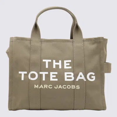 Marc Jacobs Light Green Cotton The Medium Tote Bag