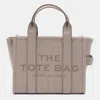 Marc Jacobs Ligth Grey Leather The Small Tote Bag In Gray