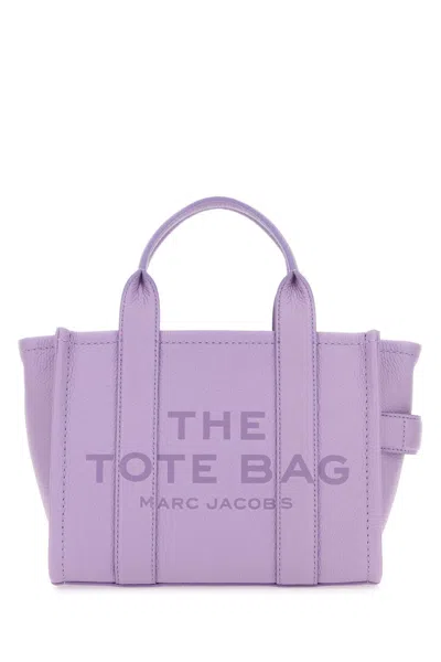 Marc Jacobs Lilac Leather Mini The Tote Bag Handbag In 545