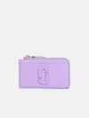 Marc Jacobs Lilac Leather Wallet In Liliac