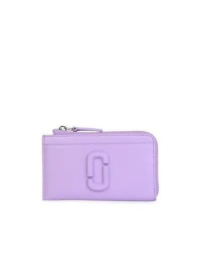 Marc Jacobs Lilac Leather Wallet In Liliac