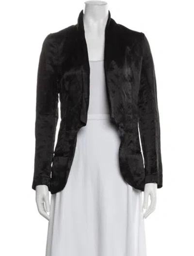 Pre-owned Marc Jacobs Linen Jacket In Black