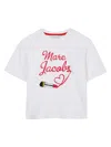 Marc Jacobs "lipgloss" Logo T-shirt In White