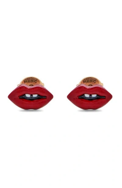 MARC JACOBS MARC JACOBS LIPS STUD EARRINGS