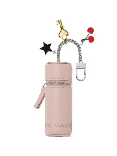 Marc Jacobs Lipstick Case Bag Charm In Pink
