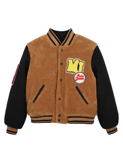 Marc Jacobs Little Boy's & Boy's Chenille Varsity Jacket In Sand
