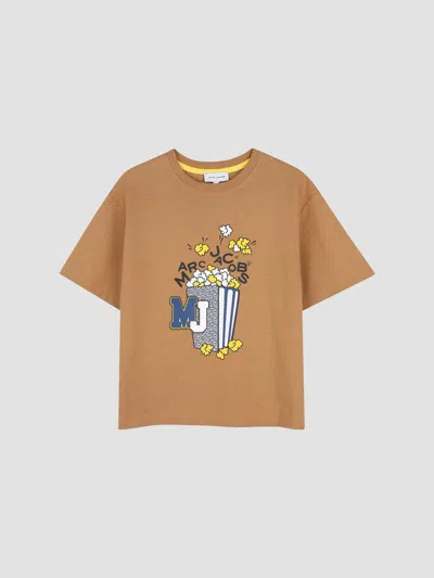 Marc Jacobs Little Boy's & Boy's Logo Popcorn T-shirt In Brown