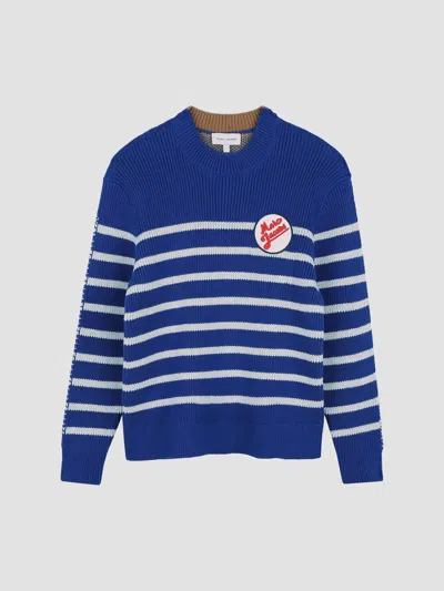 Marc Jacobs Little Boy's & Boy's Striped & Argyle Sweater In Blue