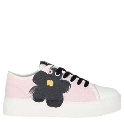 Marc Jacobs Little  Low Top Sneakers In Pink