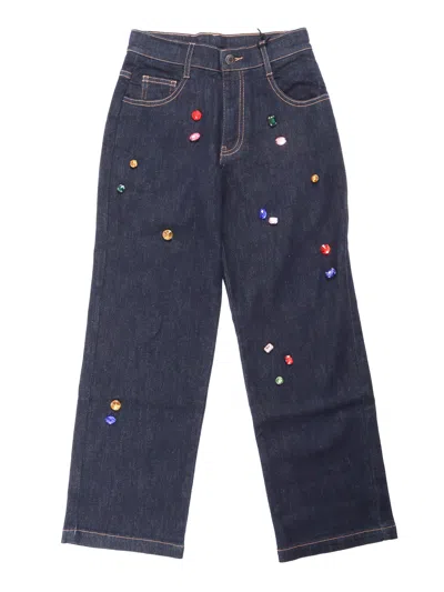 Marc Jacobs Little  Pantalone Jean In Blue