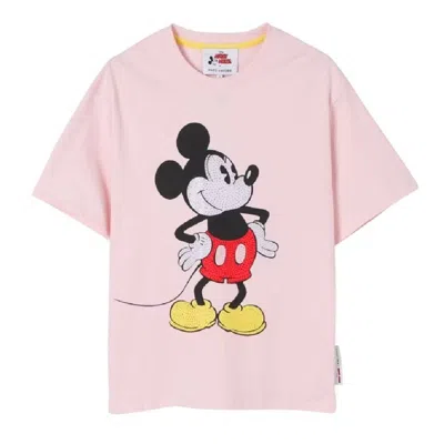Marc Jacobs Little  Short Sleeve Cotton T-shirt In Pink