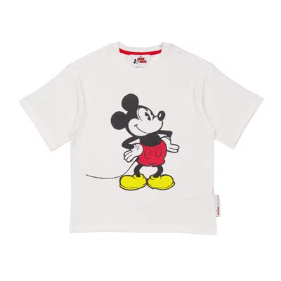 Marc Jacobs Little  Short Sleeve Cotton T-shirt In White