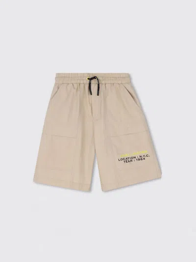 MARC JACOBS LITTLE MARC JACOBS COTTON JOGGING SHORTS WITH LOGO,I48935022