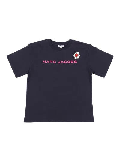 Marc Jacobs Little  Tee Shirt In Blue