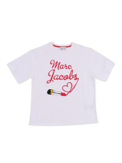 Marc Jacobs Little  Tee Shirt In White