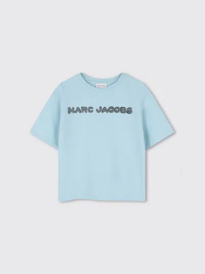 Marc Jacobs Little  T-shirt Kids Color Gnawed Blue