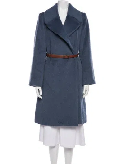 Pre-owned Marc Jacobs Llama Coat In Blue
