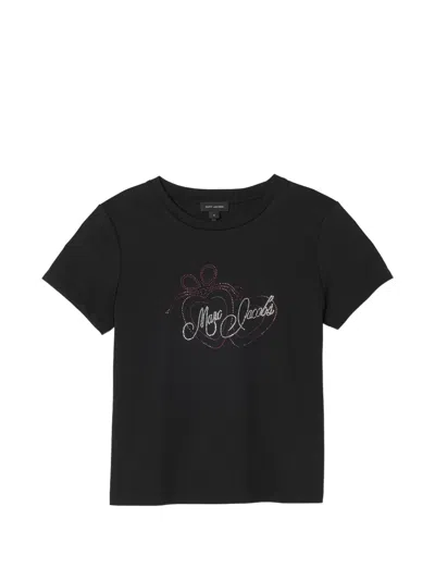 Marc Jacobs Locket Femme Tee T-shirt In Black