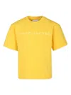 Marc Jacobs Yellow T-shirt For Kids With Logo In Yellow