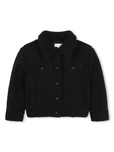 Marc Jacobs Kids' Logo-appliquéd Jacket In Nero