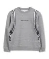 Marc Jacobs Logo Backpack Sweatshirt In Multi