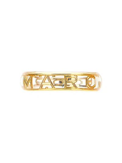 Marc Jacobs 经典logo手镯 In Gold