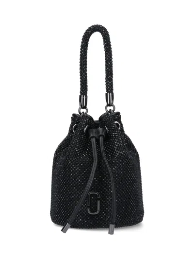Marc Jacobs Logo Bucket Bag In Black