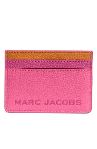 Marc Jacobs Logo Card Case In Pink