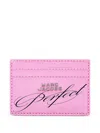 Marc Jacobs Logo Card Case In Pink
