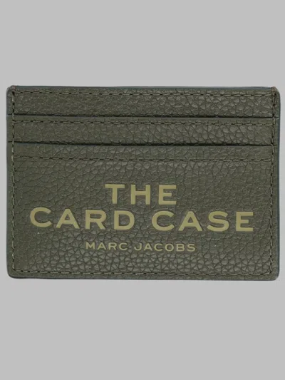 Marc Jacobs Logo Card Case Wallet In Green