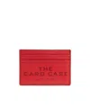 Marc Jacobs Red 'the Leather Card Case' Card Holder In Red