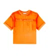 Marc Jacobs Logo Cotton Jersey T-shirt In Peach