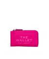 Marc Jacobs Logo-debossed Leather Wallet In Pink