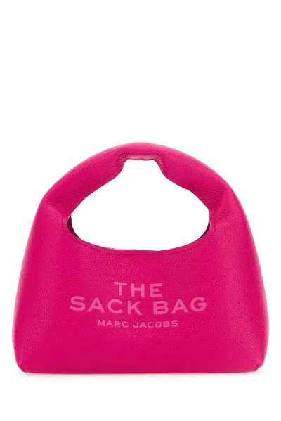 Marc Jacobs Logo Debossed Mini Top Handle Bag In Pink