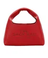 Marc Jacobs Logo Debossed Mini Top Handle Bag In Red