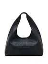 Marc Jacobs Logo-debossed Shoulder Bag In Black