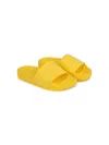 Marc Jacobs Logo-debossed Textured-finish Slides In Yellow